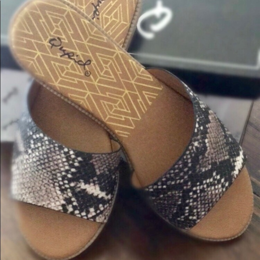 Snake Skin Sandals